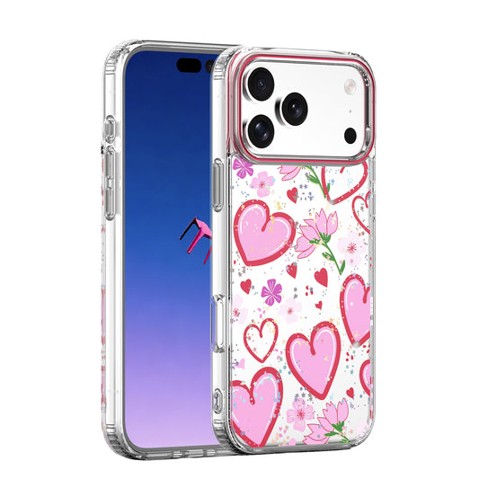 Hülle für Apple iPhone 15 Pro, OEM, Ultra Trendy Love 1, Mehrfarbig