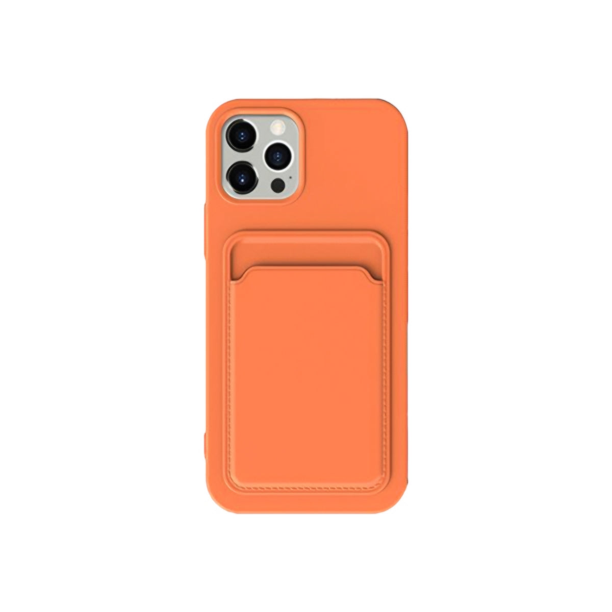 Hülle für Apple iPhone 15, XO Design, Kartenfach, Orange