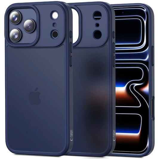 Étui pour Apple iPhone 17 Pro, Tech-Protect, Magmat, Bleu Marine Mat