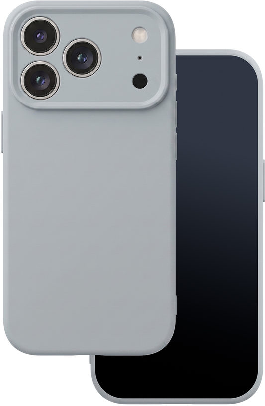 Coque pour Apple iPhone 17 Pro Max, OEM, Silicone, Gris