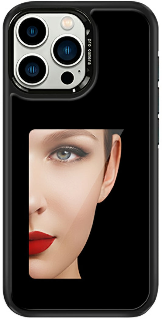 Hülle für Apple iPhone 15 Pro Max, OEM, individuell gestaltetes E-Ink-Display (4 Zoll), Schwarz