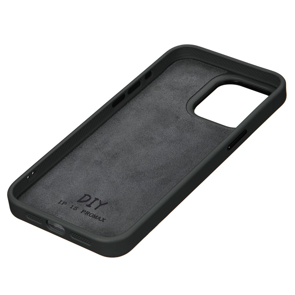 Coque pour Apple iPhone 14 Pro Max, OEM, Écran personnalisé E-Ink, Noir