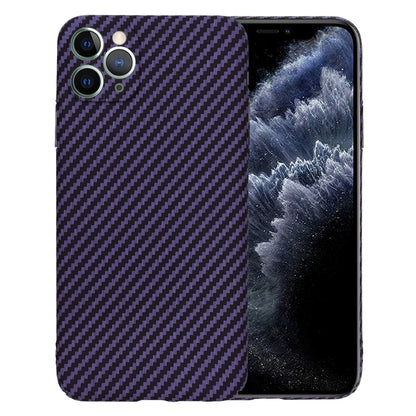 Hülle für Apple iPhone 11 Pro Max, Techsuit, Carbonite FiberShell, Lila