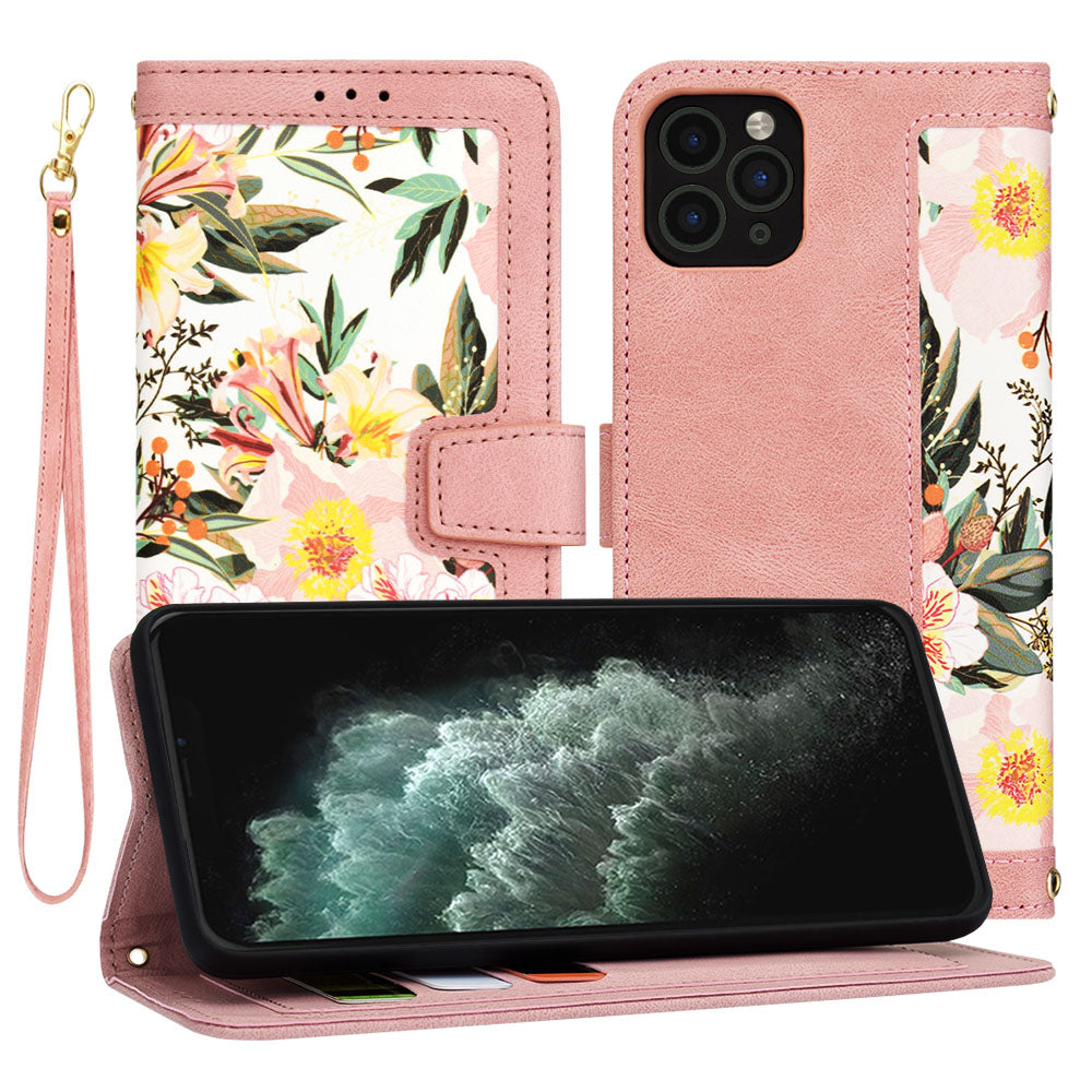 Custodia per Apple iPhone 11 Pro Max, Techsuit, FlipCraft, Rosa