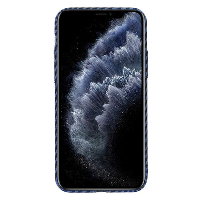 Custodia per Apple iPhone 11 Pro, Techsuit, Carbonite FiberShell, Turchese