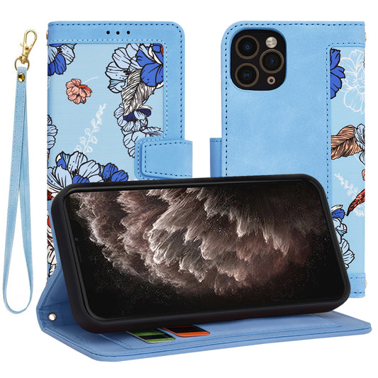 Coque pour Apple iPhone 11 Pro, Techsuit, FlipCraft, Bleu