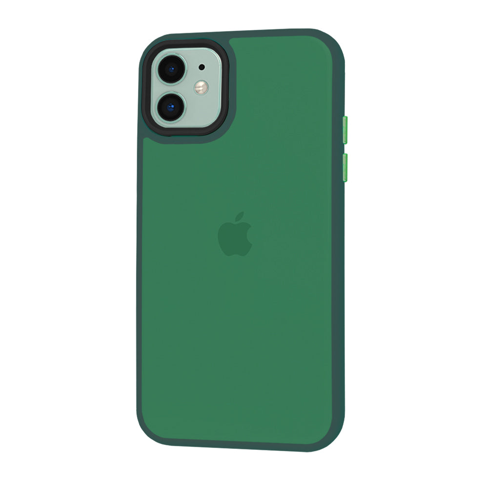 Custodia per Apple iPhone 11, Techsuit, HaloFrost, Verde