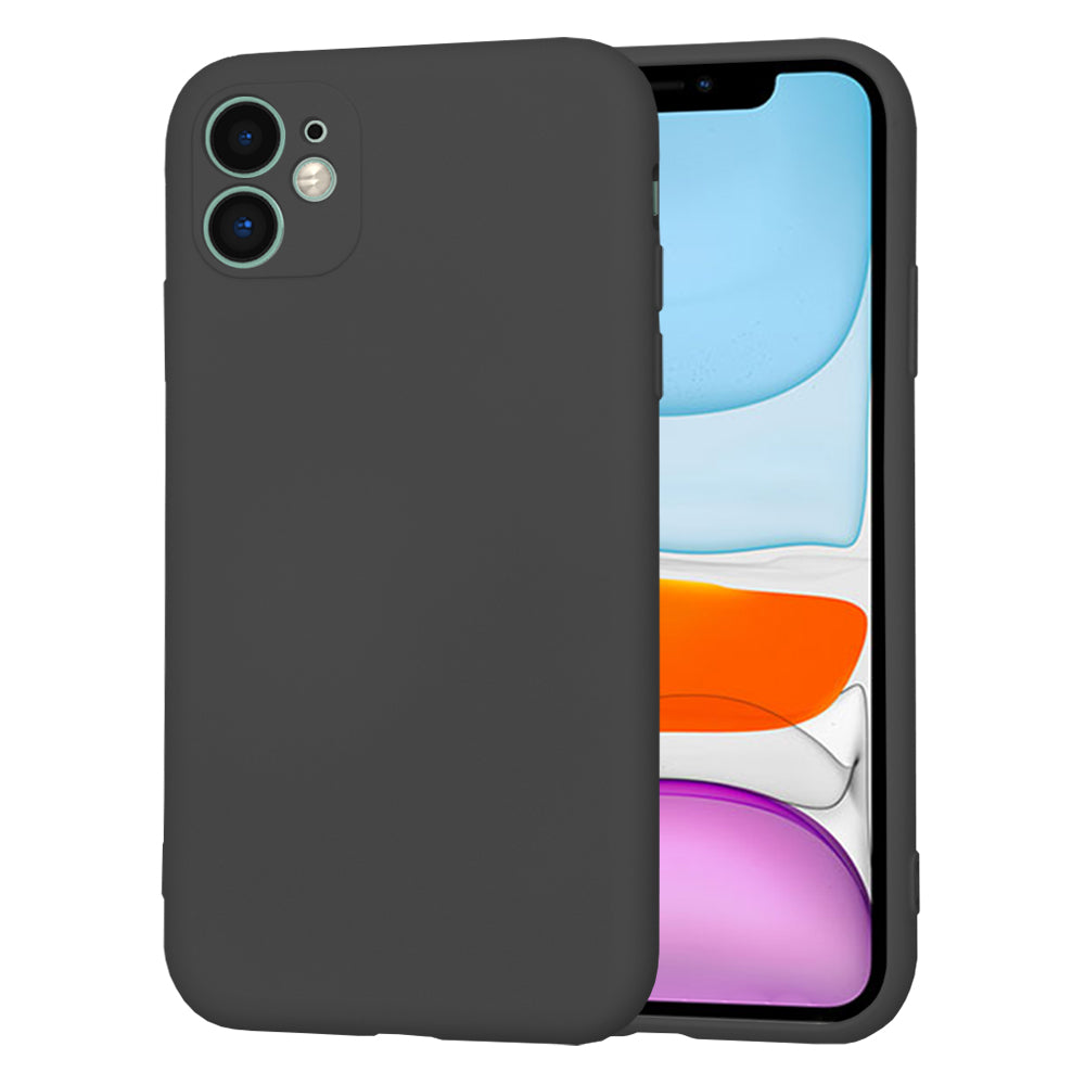 Coque pour Apple iPhone 11, Techsuit, SoftFlex, Noire