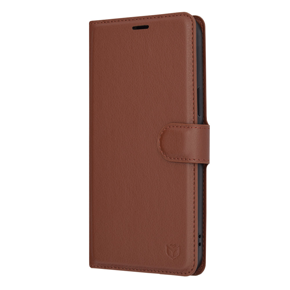 Coque pour Apple iPhone 12 Pro Max, Techsuit, Leather Folio, Marron
