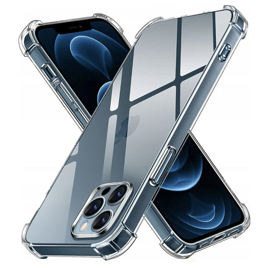Custodia per Apple iPhone 12 Pro, Techsuit, Shockproof Clear, Trasparente