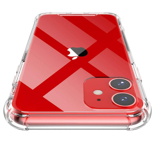 Custodia per Apple iPhone 12, Techsuit, Shockproof Clear, Trasparente