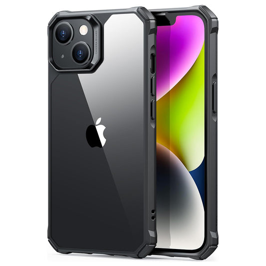 Custodia per Apple iPhone 14 / 13, ESR, Air Armor, Nero Trasparente