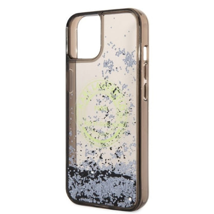 Custodia per Apple iPhone 14, Karl Lagerfeld, Liquid Glitter RSG, Nera