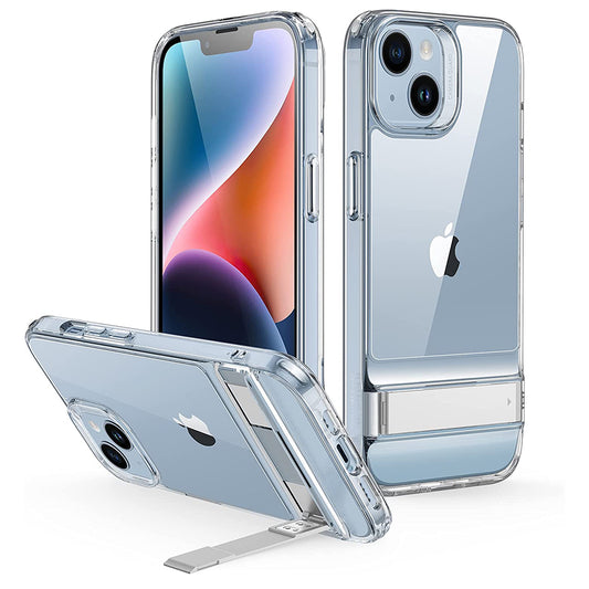 Custodia per Apple iPhone 14 Plus, ESR, Air Shield Boost Kickstand, Trasparente