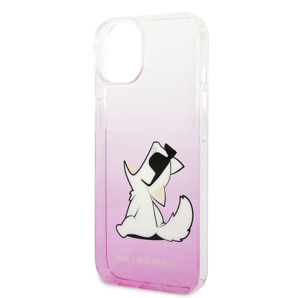 Custodia per Apple iPhone 14 Plus, Karl Lagerfeld, Choupette Fun, Rosa