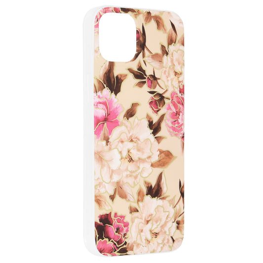 Hülle für Apple iPhone 14 Plus, Techsuit, Marble, Beige