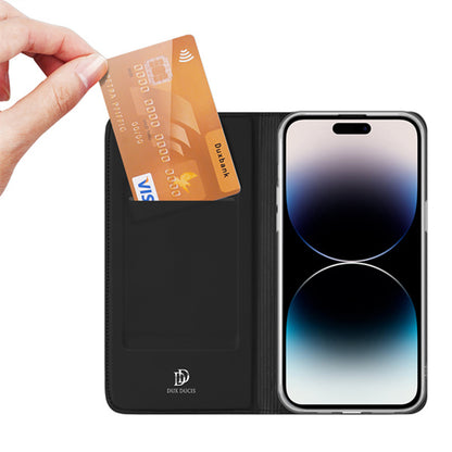 Custodia per Apple iPhone 14 Pro, DUX DUCIS, Skin Pro, Nera