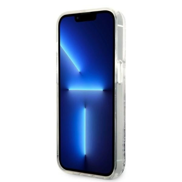 Étui pour Apple iPhone 14 Pro, Karl Lagerfeld, Glitter Choupette's Head, Argenté