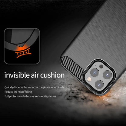 Custodia per Apple iPhone 14 Pro Max, Techsuit, Carbonio, Nera