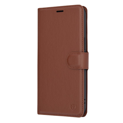 Coque pour Apple iPhone 14 Pro Max, Techsuit, Leather Folio, Marron