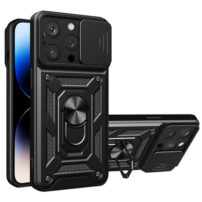 Custodia per Apple iPhone 14 Pro, Techsuit, CamShield, Nera