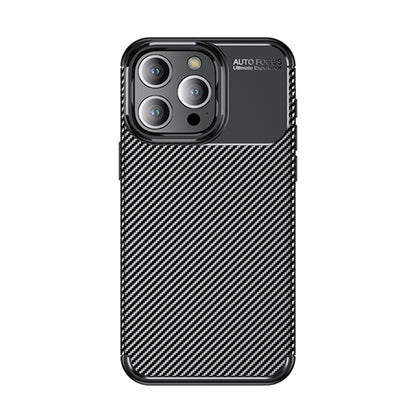 Custodia per Apple iPhone 14 Pro, Techsuit, CarbonFiber, Nera