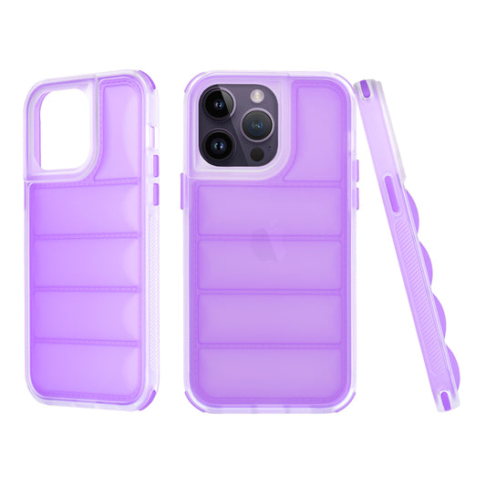 Coque pour Apple iPhone 14 Pro, Techsuit, Wave Shield, Violet