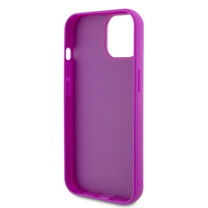 Étui pour Apple iPhone 15, Guess, Disco Metal Script, Fuchsia