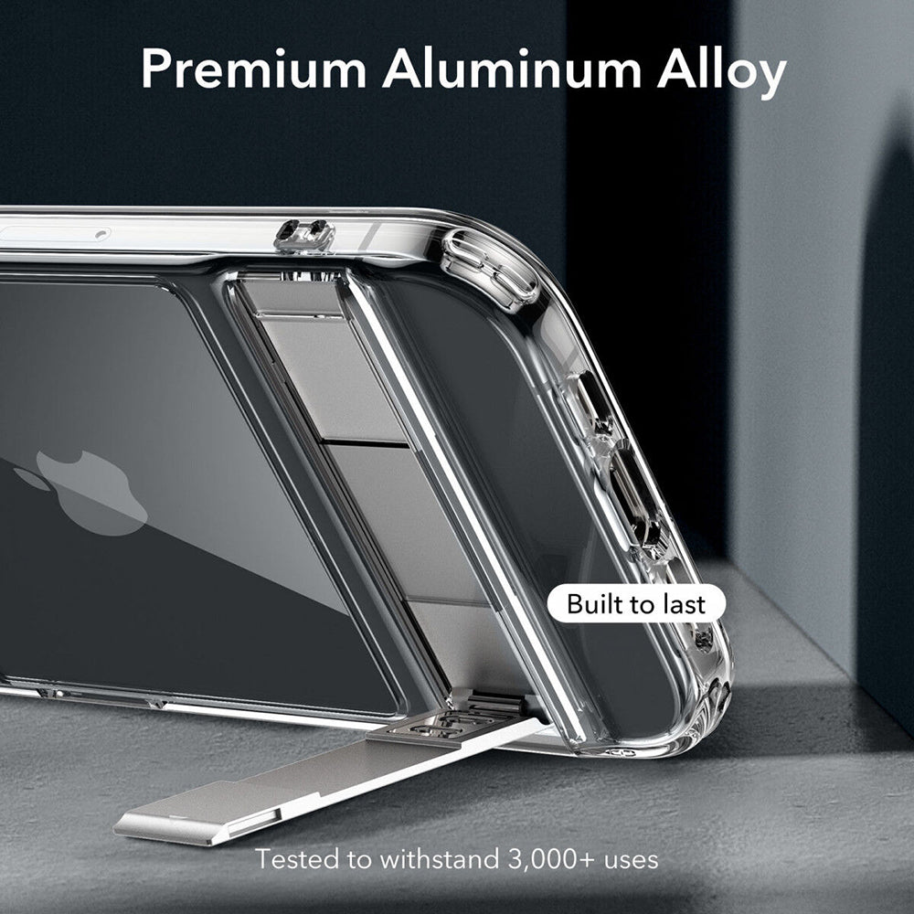 Hülle für Apple iPhone 15 Plus, ESR, Air Shield Boost Kickstand, Transparent