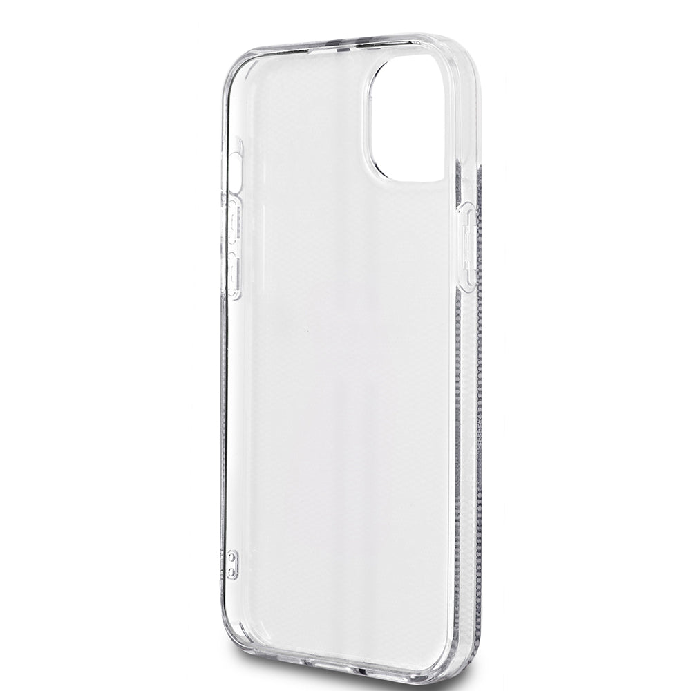 Étui pour Apple iPhone 15 Plus, Guess, IML 4G Gold Stripe, Noir