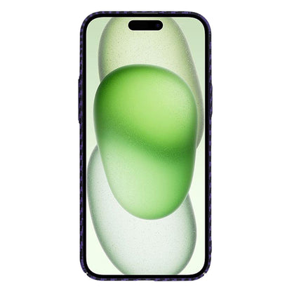 Custodia per Apple iPhone 15 Plus, Techsuit, Carbonite FiberShell, Viola