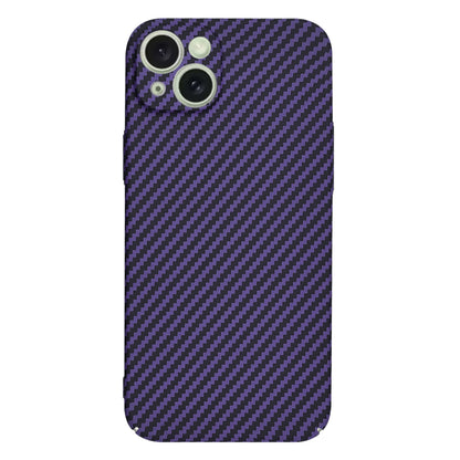 Custodia per Apple iPhone 15 Plus, Techsuit, Carbonite FiberShell, Viola
