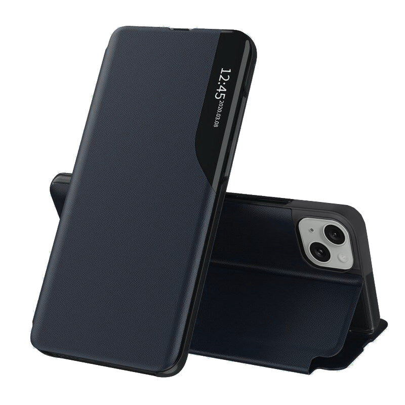 Hülle für Apple iPhone 15 Plus, Techsuit, eFold, Dunkelblau