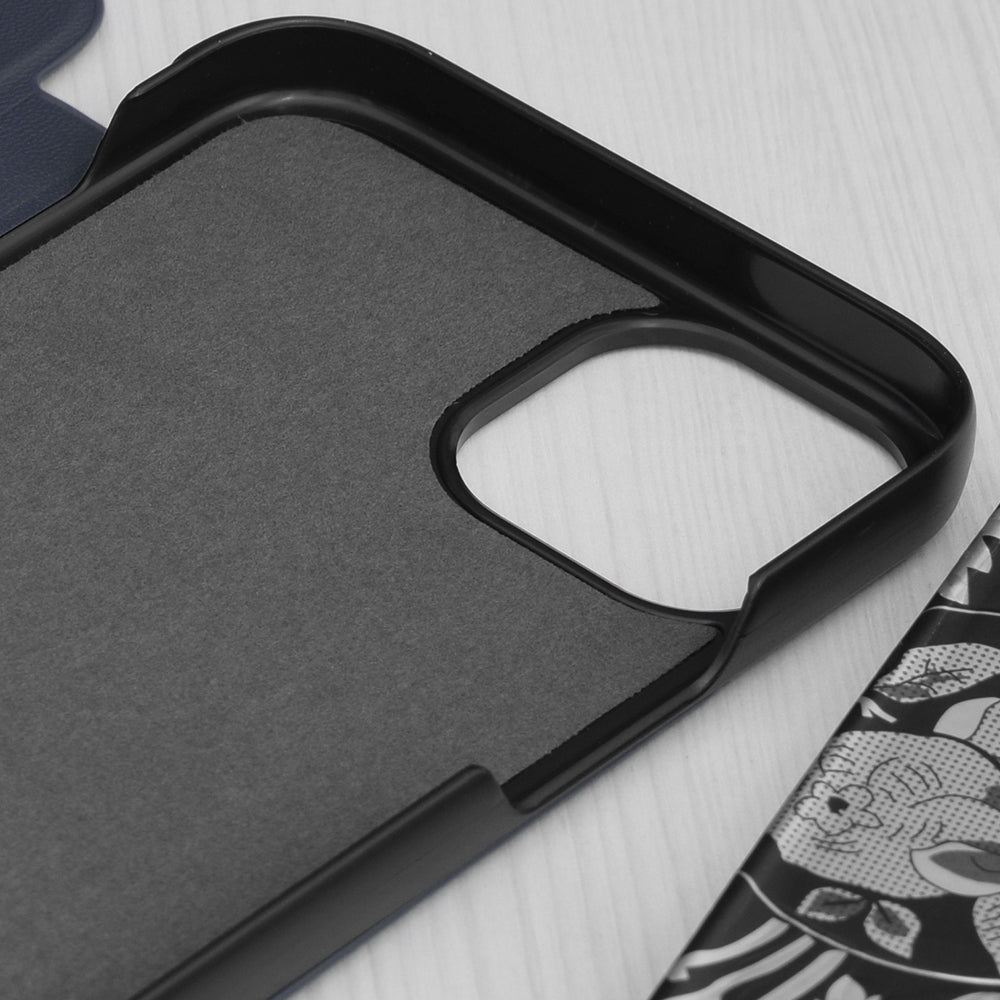 Hülle für Apple iPhone 15 Plus, Techsuit, eFold, Dunkelblau