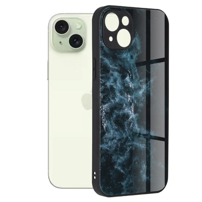 Custodia per Apple iPhone 15 Plus, Techsuit, Glaze, Blu