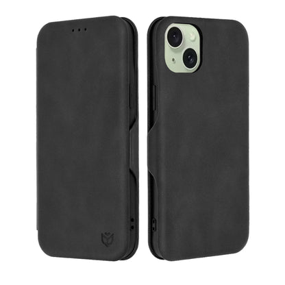 Custodia per Apple iPhone 15 Plus, Techsuit, Safe Wallet Plus, Nera
