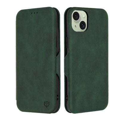 Custodia per Apple iPhone 15 Plus, Techsuit, Safe Wallet Plus, Verde