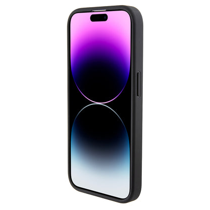 Étui pour Apple iPhone 15 Pro, Karl Lagerfeld, motif matelassé en diagonale K, Noir