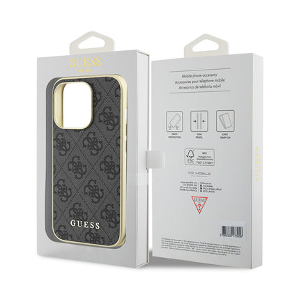 Custodia per Apple iPhone 15 Pro Max, Guess, 4G Charm, Grigio