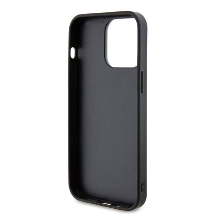 Custodia per Apple iPhone 15 Pro Max, Guess, Rhinestone Metal Logo, Viola