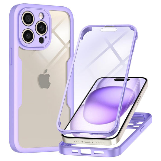 Hülle für Apple iPhone 15 Pro Max, Techsuit, ColorVerse 360, Lila