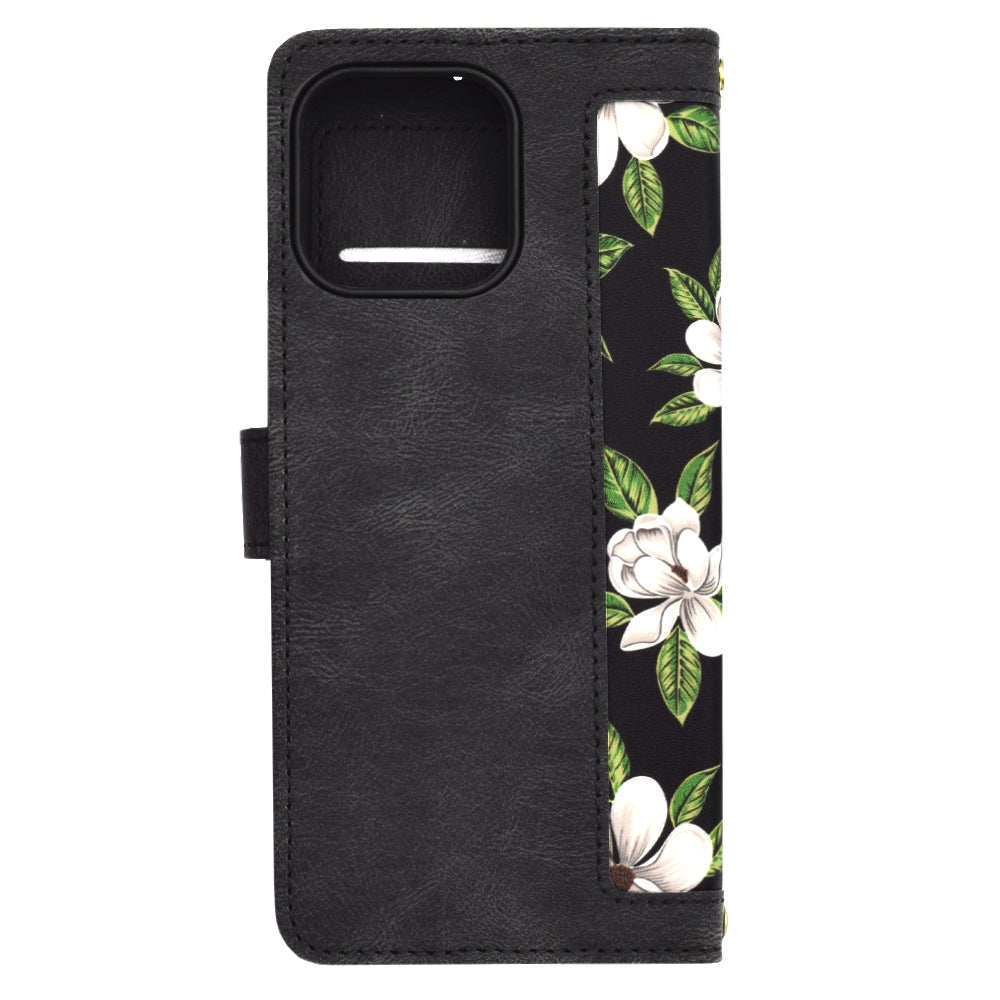 Custodia per Apple iPhone 15 Pro Max, Techsuit, FlipCraft, Nera