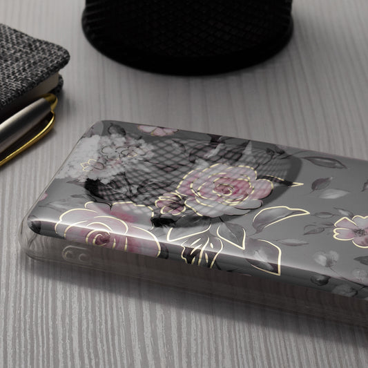 Hülle für Apple iPhone 15 Pro Max, Techsuit, Marble, Grau