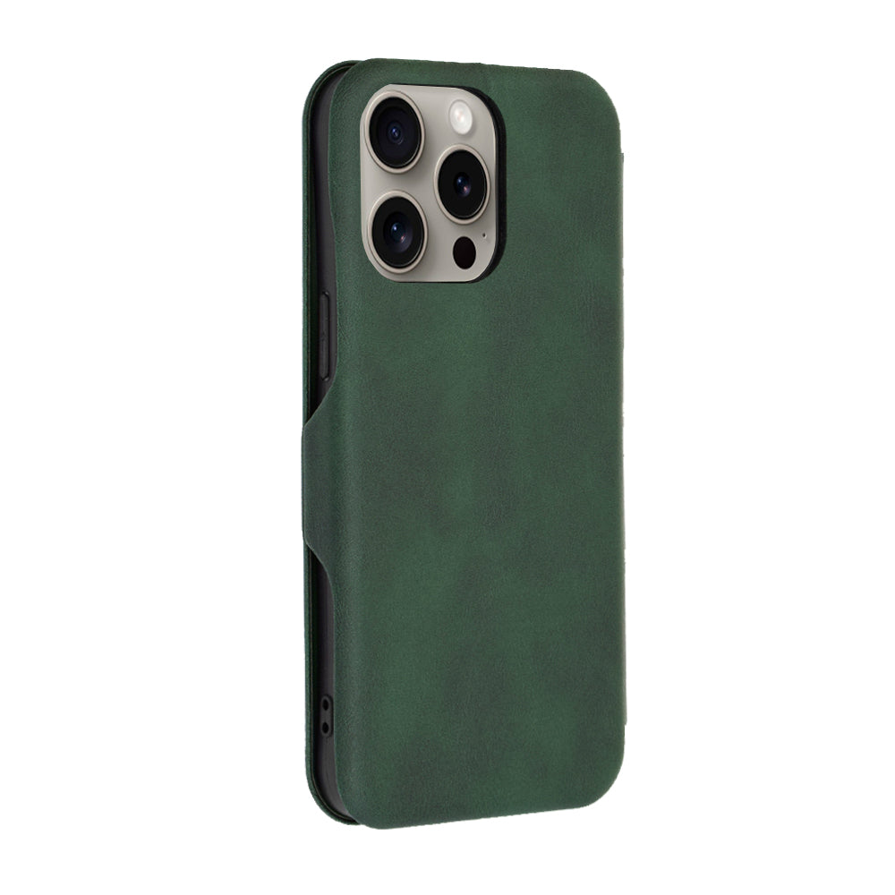 Coque pour Apple iPhone 15 Pro Max, Techsuit, Safe Wallet Plus, Vert