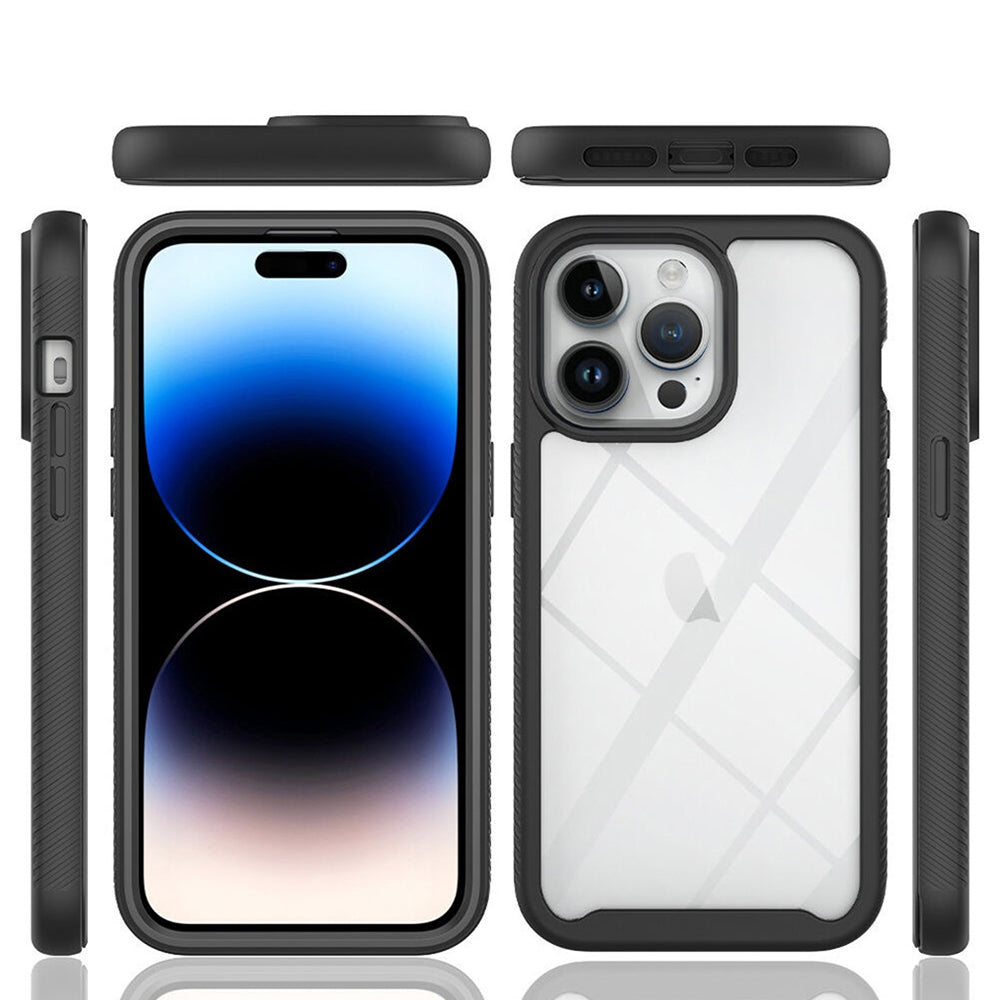 Custodia per Apple iPhone 15 Pro, Techsuit, Defense360 Pro, Nera