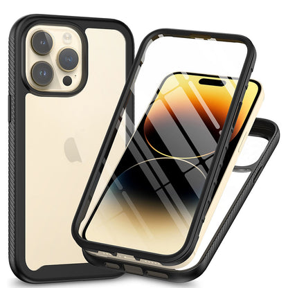 Custodia per Apple iPhone 15 Pro, Techsuit, Defense360 Pro, Nera