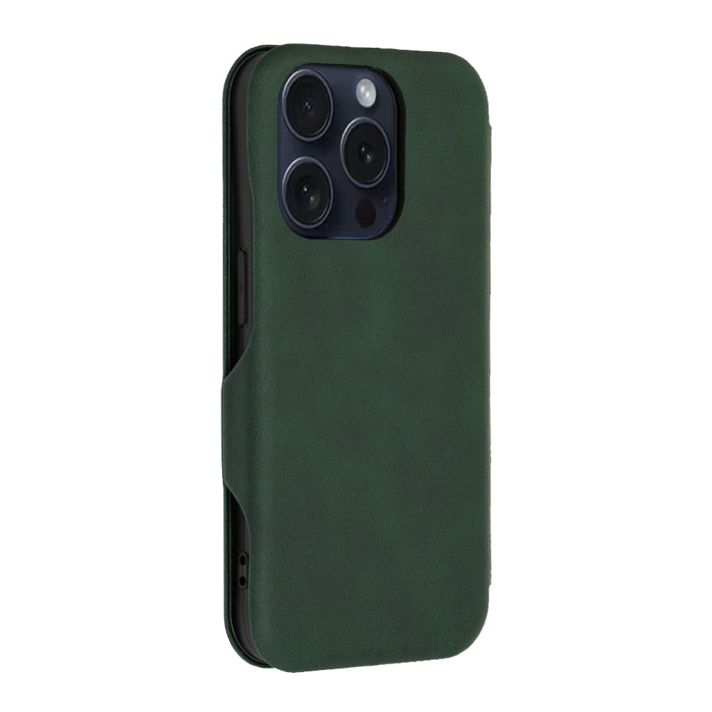 Hülle für Apple iPhone 15 Pro, Techsuit, Safe Wallet Plus, Grün