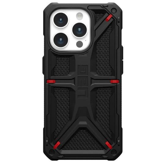 Case for Apple iPhone 15 Pro, Urban Armor Gear, Monarch Kevlar, Black