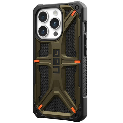 Case for Apple iPhone 15 Pro, Urban Armor Gear, Monarch Kevlar, Green