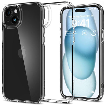 Custodia per Apple iPhone 15, Spigen, Ultra Hybrid, Trasparente ACS06793